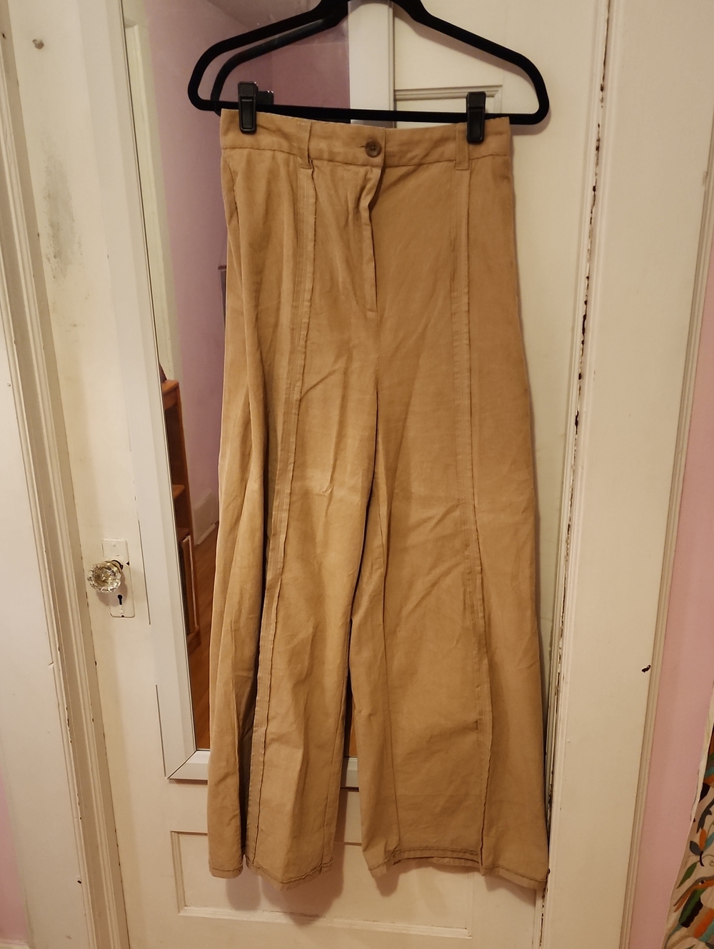 Making The Cut Wide-Leg Corduroy Pants in Tan